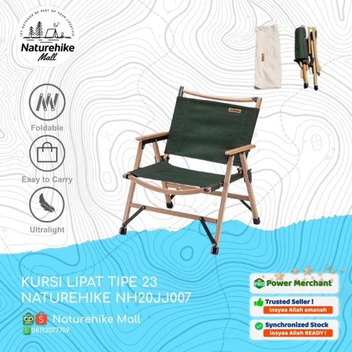 Promo KURSI LIPAT NATUREHIKE NH20JJ007 TIPE 23 PORTABLE CAMPING MANCING silahkan order