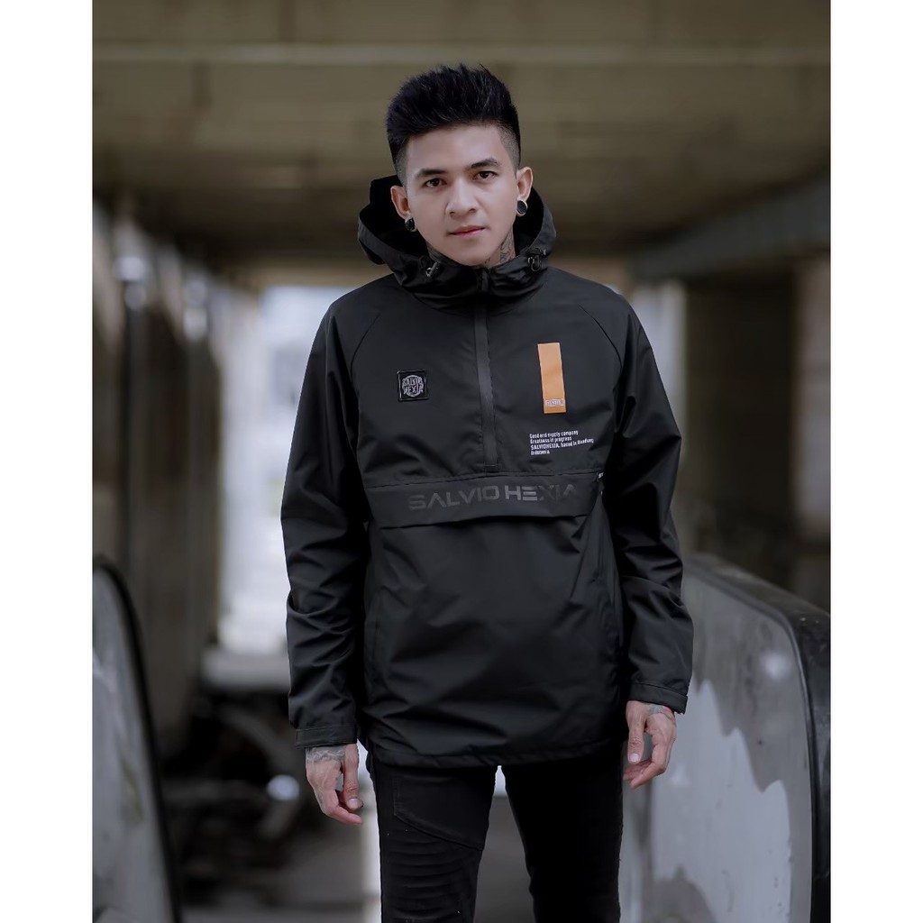 JAKET CAGOULE CASUAL PRIA ZIPPER WATERPROOF STREET RACING UNISEX