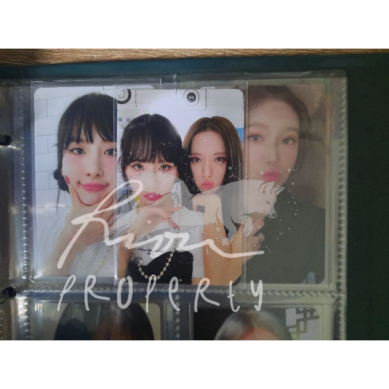 WJSN SEOLA BONA DAWON EUNSEO YEOREUM YEONJUNG THE BLACK AS YOU WISH TC WONDERLAND PC PHOTOCARD