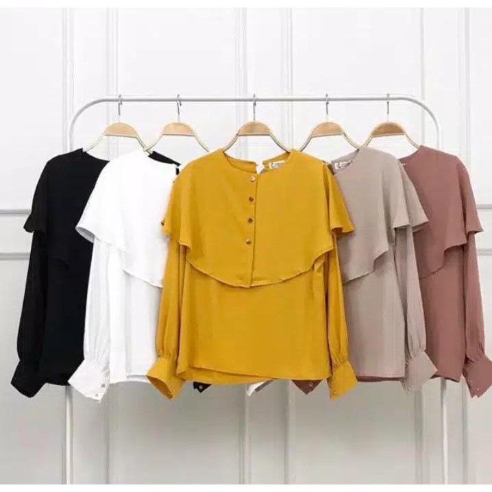 baju terbaru masa kini  NIKITA BLOUSE bajumurah/ baju masakini/blouse kekinian