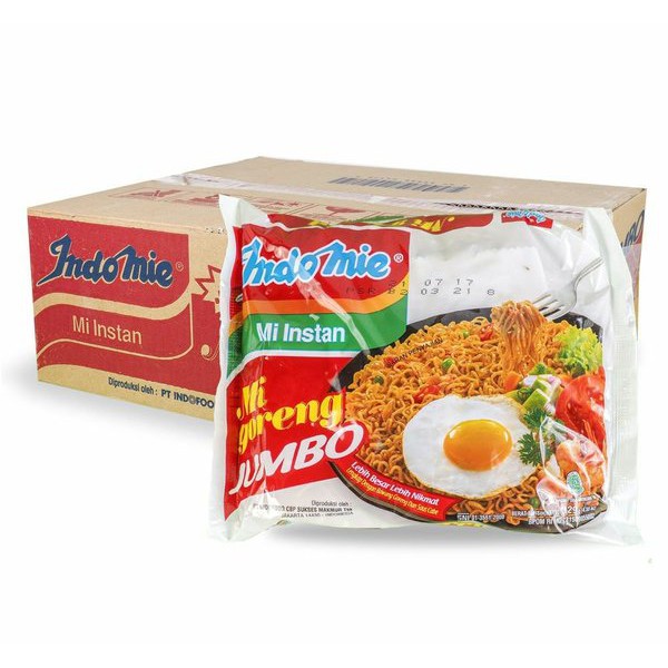 

Indomie Goreng Jumbo 129 gr isi 24 Bungkus/KARTON