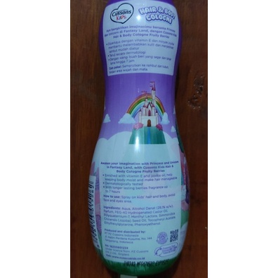 Cussons Kids Hair &amp; Body Cologne 100 ML / Vitamin Kulit &amp; Rambut Anak / Minyak Argan / Vitamin E / Melembangkan dan Melembutkan