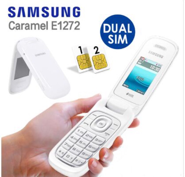 SAMSUNG CARAMEL E1272 TERMURAH  HP SAMSUNG  hp jadul samsung lipat-3