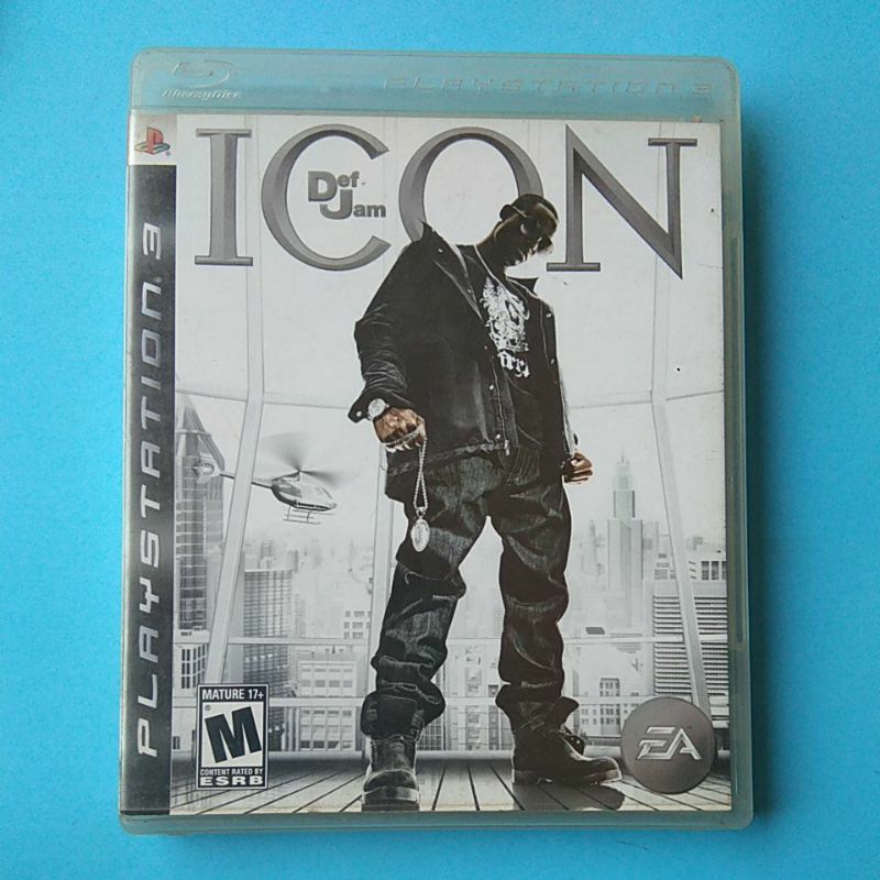 kaset ps3 bd blu ray disc original def jam icon sekend
