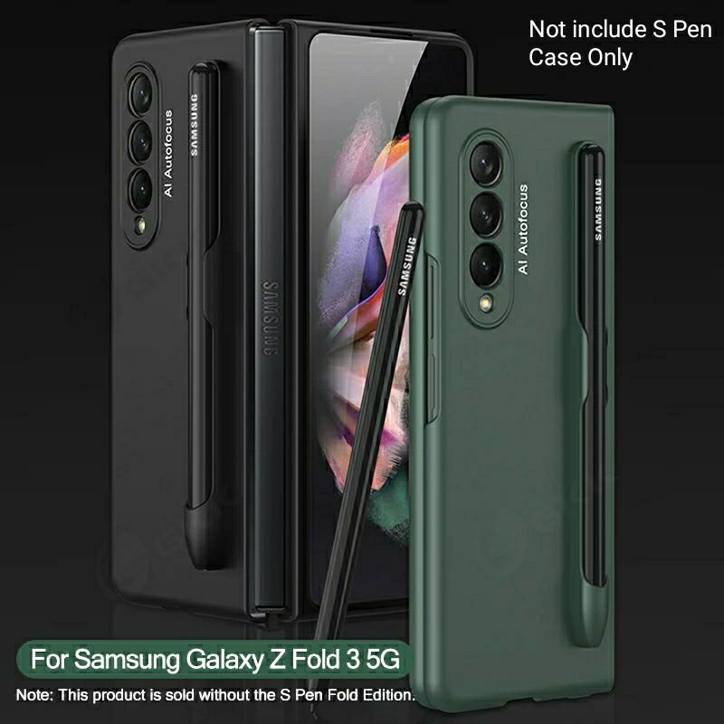 Case Samsung Galaxy Z Fold3 Fold4 5G Fold 3 4 Hardcase Matte With S Pen Slot