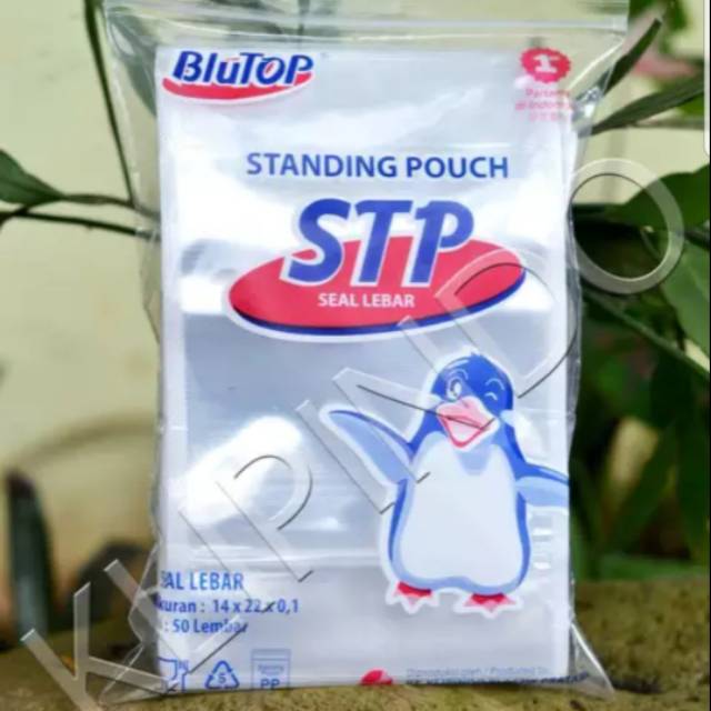 Standing Pouch 14x22 STP Seal Lebar plastik berdiri plastik duduk klip plastik snack tebal berdiri