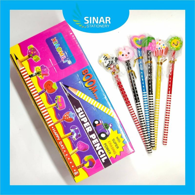 

(1PAK) PENSIL PENGHAPUS KARAKTER XIAOMILI