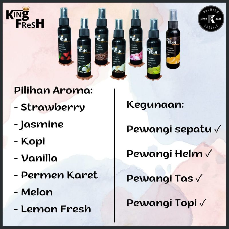 PARFUM PENGHARUM SEPATU ANTI BAKTERI DAN BAU 100ML Murah