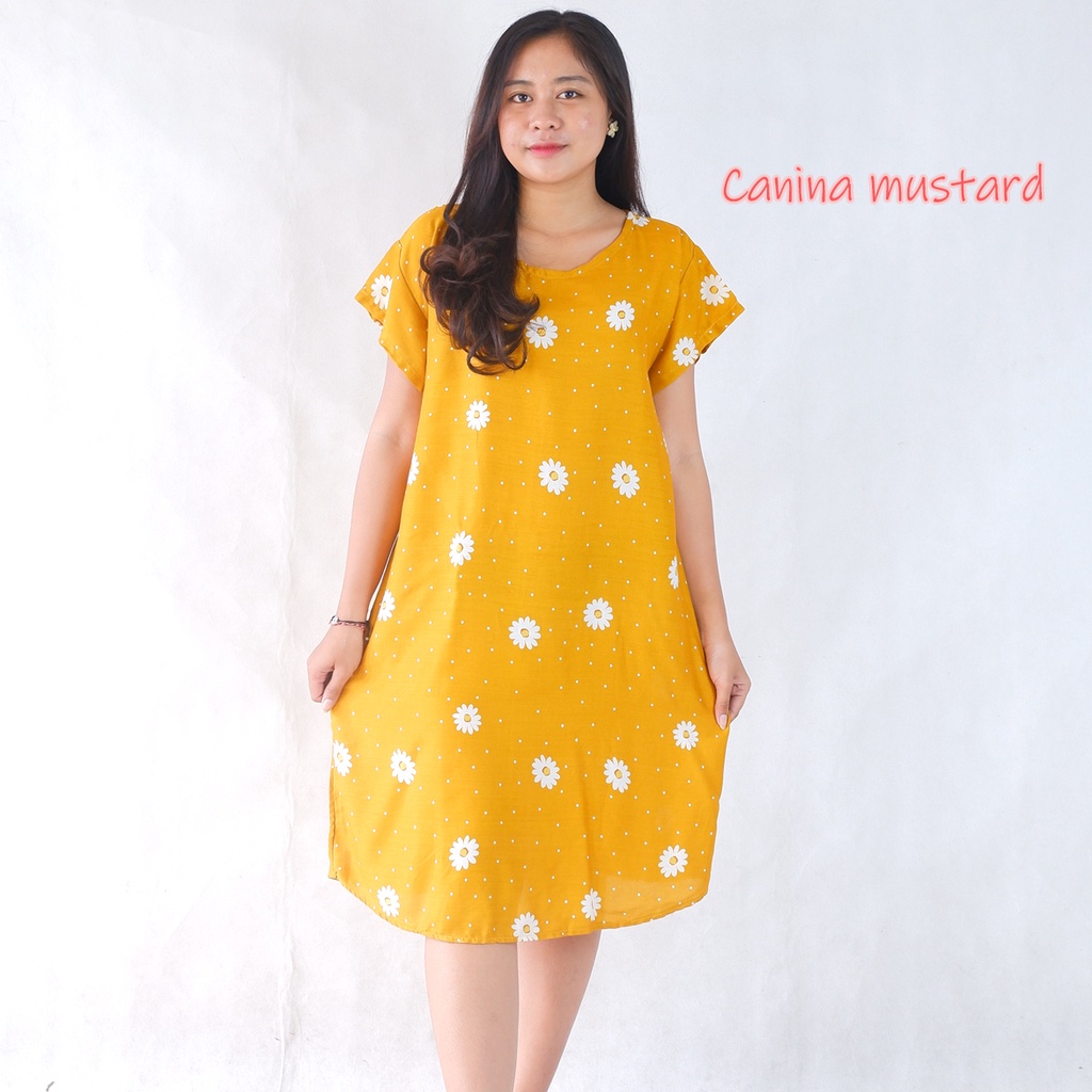 Daster Bali Dress Bali-DST CANINA MUSTARD