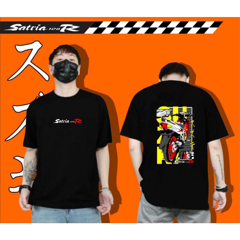 kaos baju motor satria 120r 2 tak