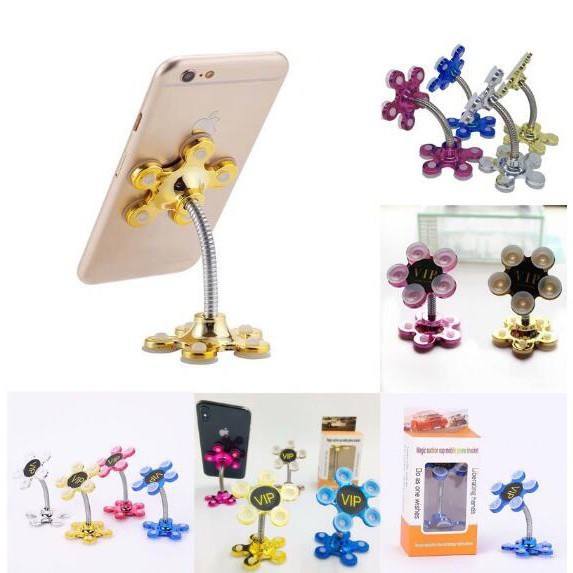 Magic Suction Cup Mobile Phone Holder Bracket Gurita Penyangga HP / HOLDER HANDPHONE