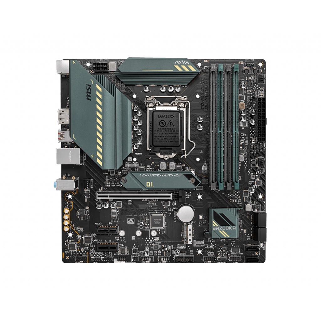 MSI MOTHERBOARD MAG B560M BAZOOKA Intel B560 LGA 1200 Micro-ATX