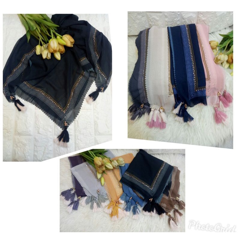 Jilbab segi empat original fiolla