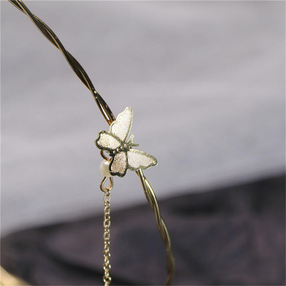 Lily Butterfly Choker Korea Lucu Bohemian Klavikula Rantai