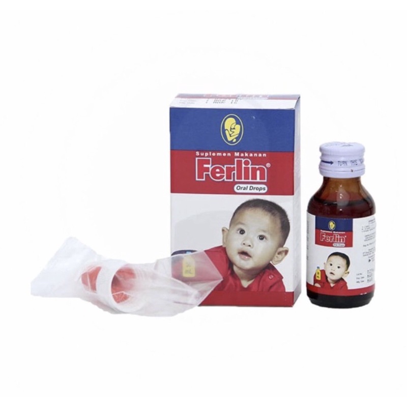 Ferlin drop 30 ml ( multivitamin penambah darah bayi )