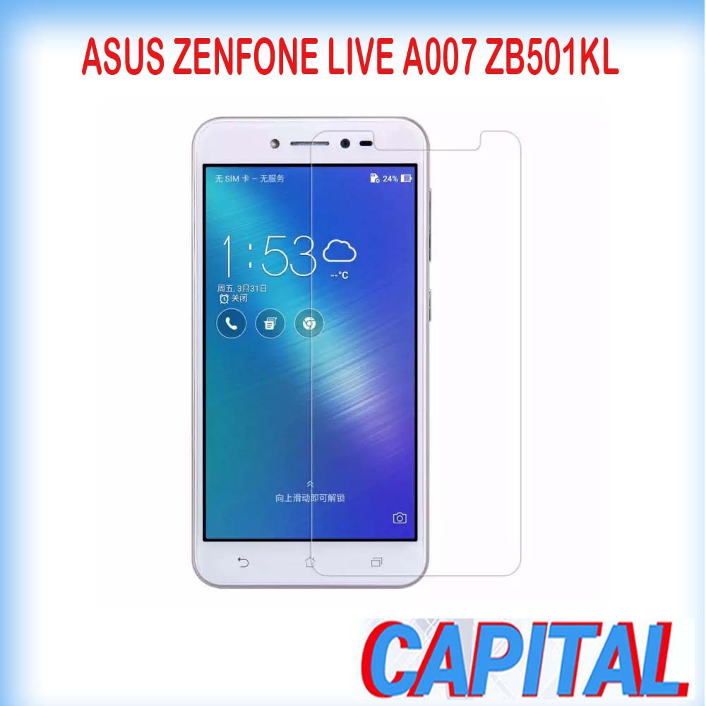 TEMPERED GLASS ANTI GORES KACA SCREEN PROTECTOR ASUS ZENFONE LIVE A007 ZB501KL