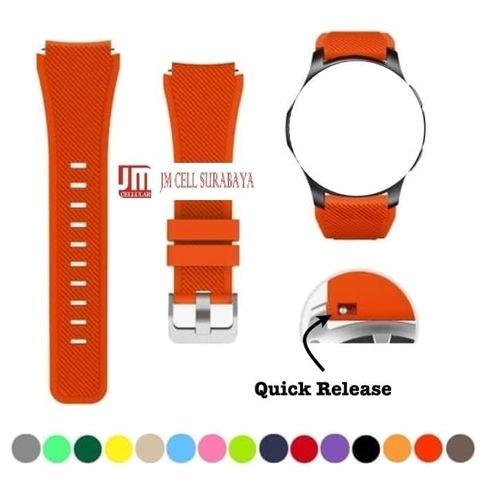 MS3 Tali Jam 22mm Watch Strap Polar Grit X / Pro / Titan - Rubber SIlikon Metal Buckle