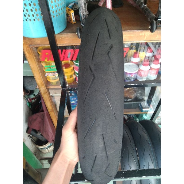 ban bekas pirelli Diablo rosso corsa II ukuran 100/80-17 exrace firelli 100 80 17 1pcs