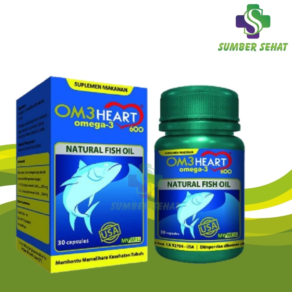 OM3 HEART BOTOL 30 KAPSUL