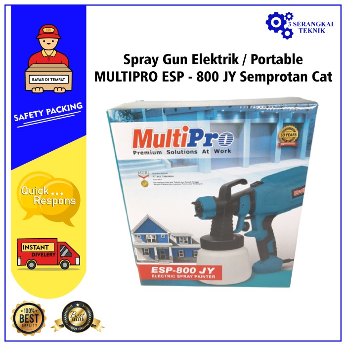 Spray Gun Elektrik / Portable MULTIPRO ESP - 800 JY Semprotan Cat