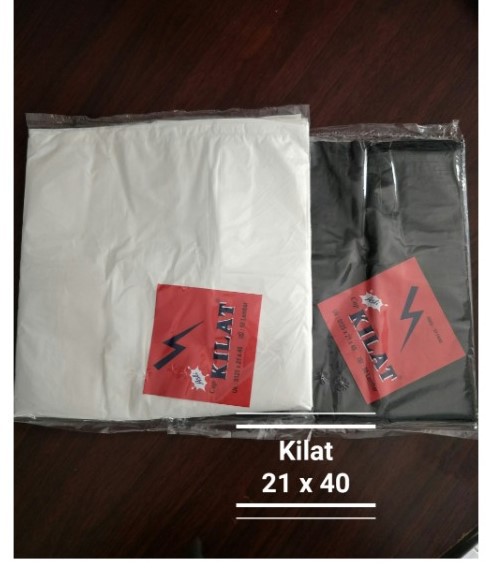 Kantong Plastik Kresek Hitam 21cm x 40cm (Isi 50Lbr) b8fe