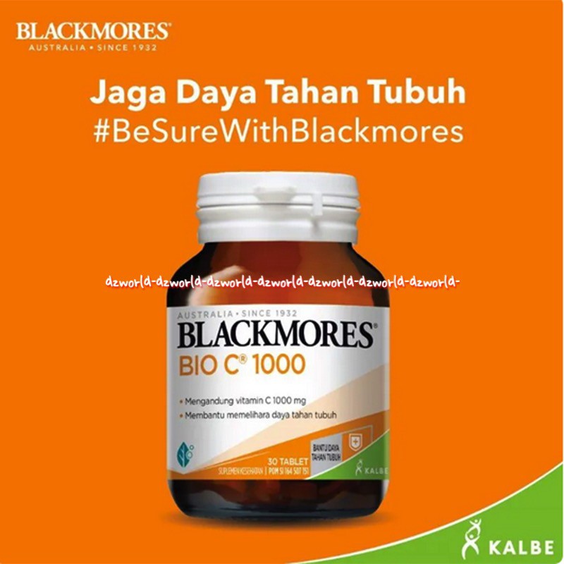 Blackmores Bio C 1000mg Suplemen 30pcs Vitamin C Blackmore Rasa Jeruk Orange