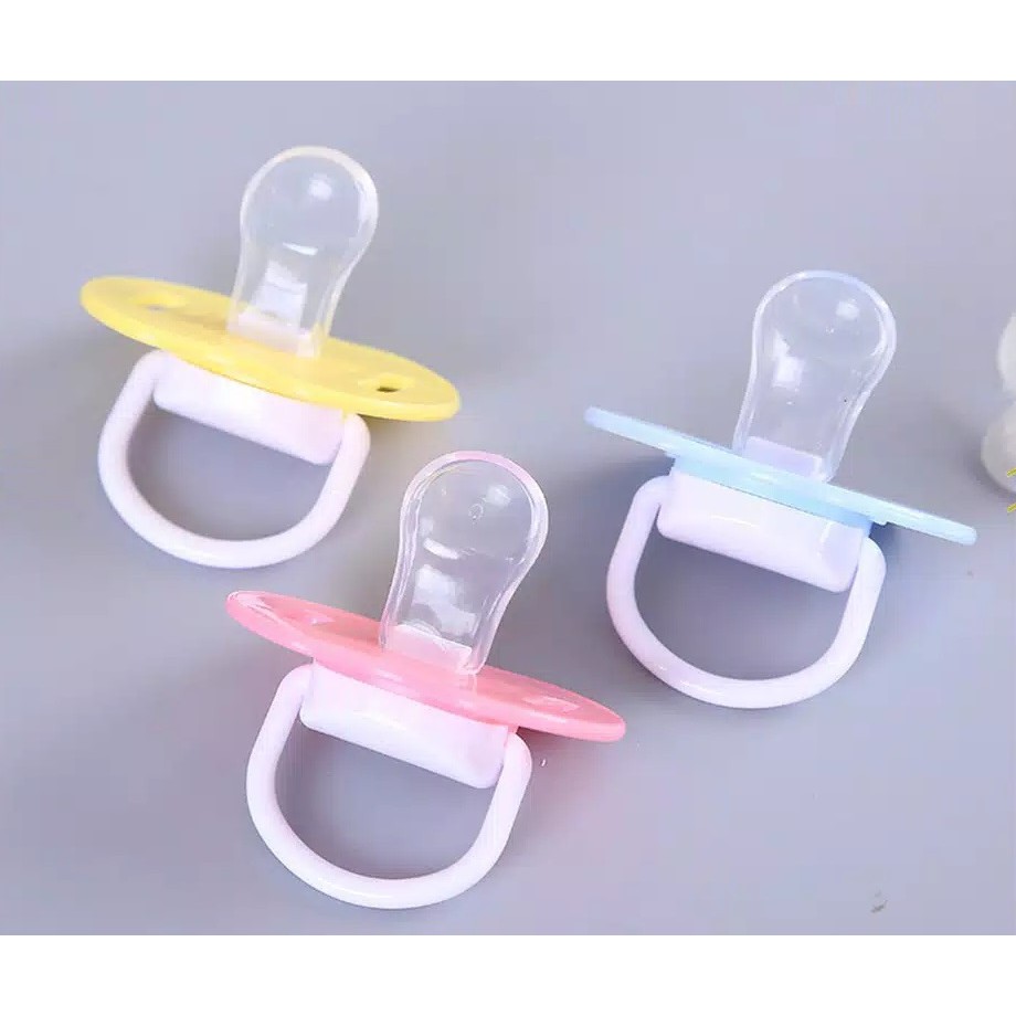 Empeng Bayi - Dot Bayi Bulat - Dot Bayi Datar - Baby Pacifier Baby Soother - Kompeng Bayi Food Grade-Dot Datar