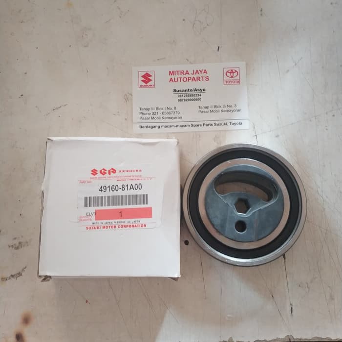 Pulley Tensioner Fan Belt AC Aerio Baleno next G ORIGINAL