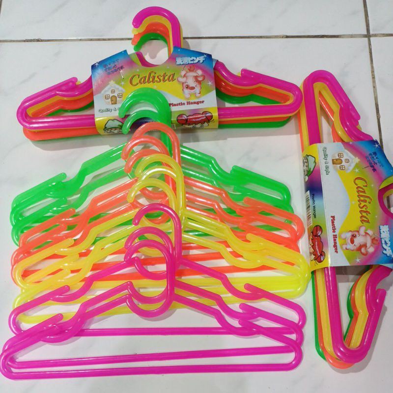 HANGER ANAK DORA MINI KASTOK ANAK CALISTA 1 LUSIN