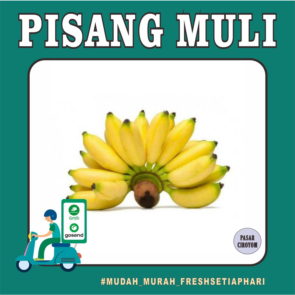 

PISANG MULI FRESH MURAH BANDUNG 1 SISIR