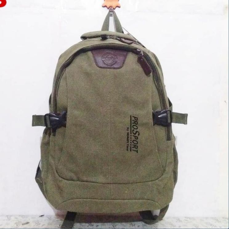 ◊ Joshee Kanvas Premium Ransel Super Impor Ransel Kecil Backpack Bahan Kanvas jeans Pria Wanita Sant