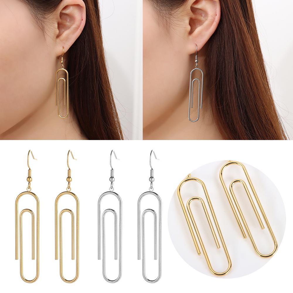 R-bunga Anting Klip Kertas Gaya Korea Perhiasan Pesta Chic Ear Clip