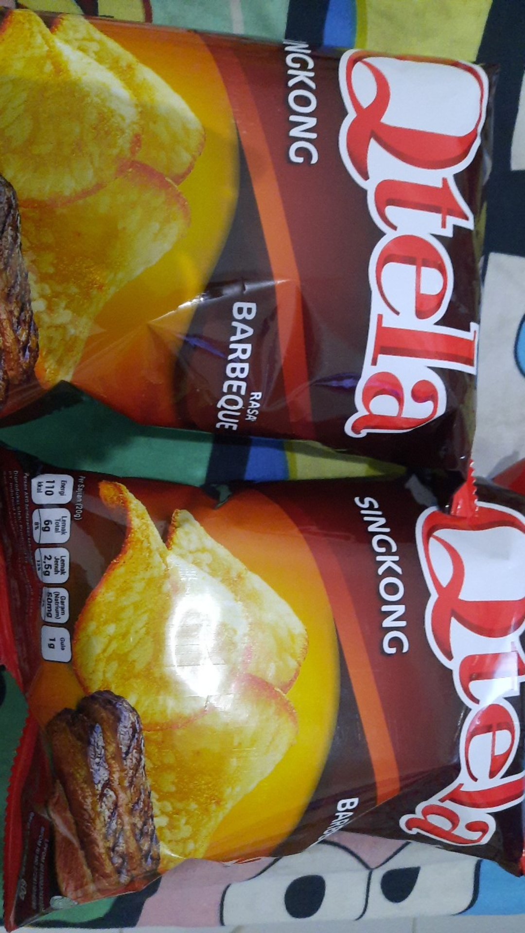 Qtela Keripik Singkong Original q Barbeque Balado 60g Shopee Indonesia