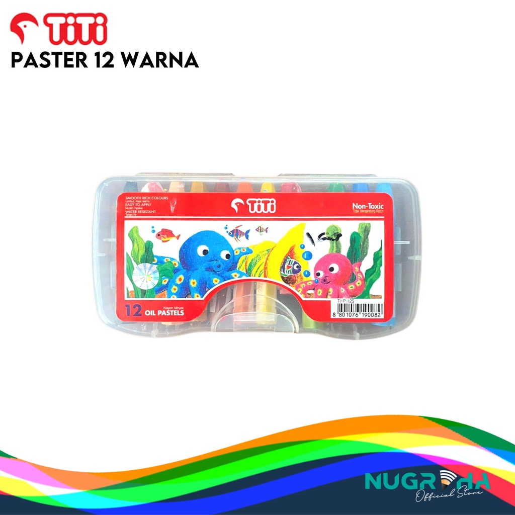 

CRAYON / OIL PASTEL TITI 12 WARNA TIP12S