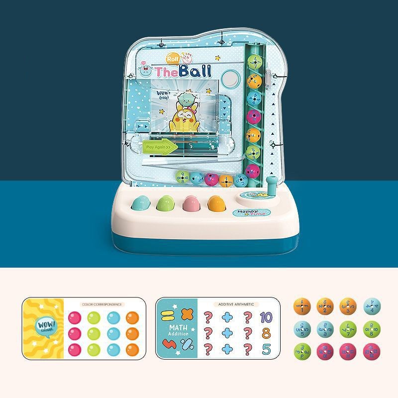 Mainan Edukasi Anak Puzzle Roll The Ball Game Machine