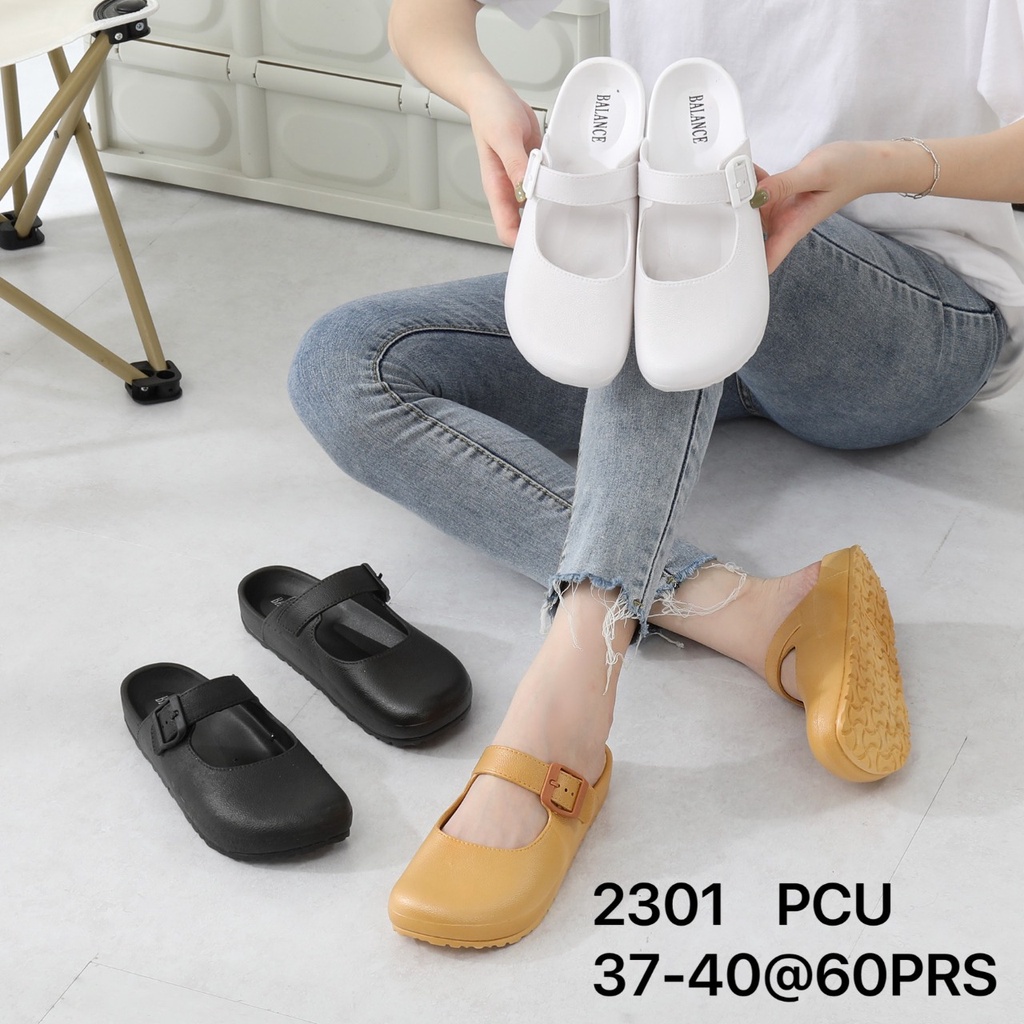 Sepatu Slop Wanita Balance 2301 Sepatu Slip On Wanita 100% Original Import Jelly Nyaman Empuk Awet Sol Anti Slip