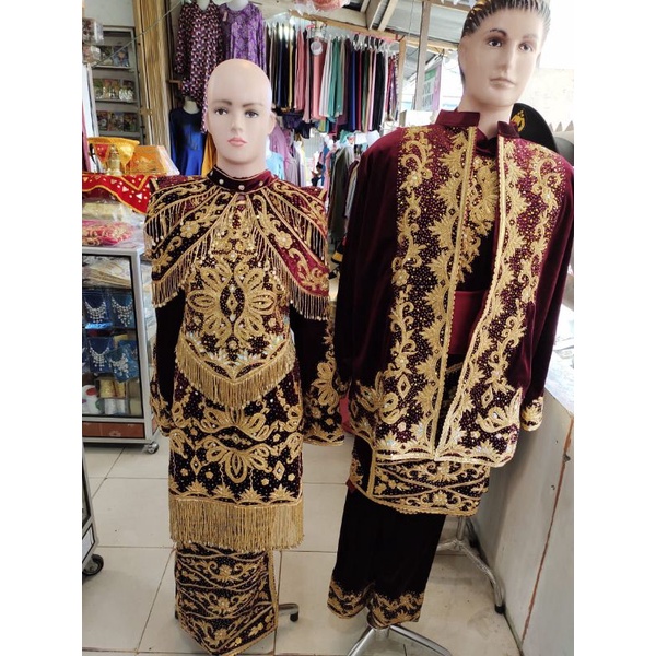 Jual baju penganten minang/baju penganten padang terbaru. | Shopee