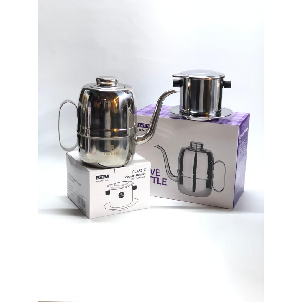 LATINA Vietnam Drip (VD200DT65) + LATINA Olive Kettle (ORIGINAL)