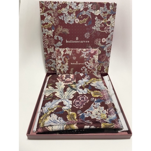 Preloved Buttonscarves royale maroon