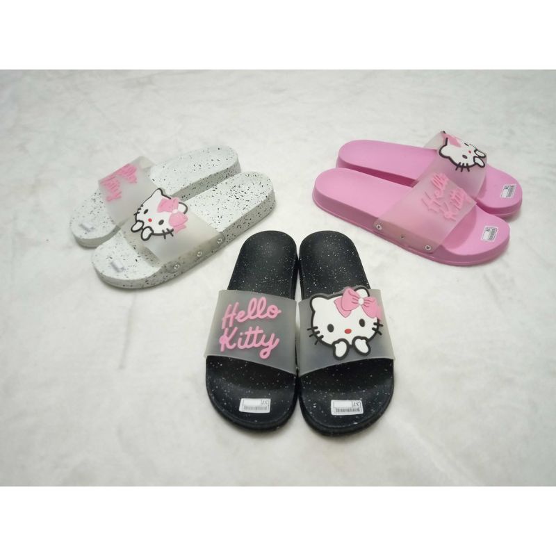 SANDAL WANITA KARET JELLY HELLOKITTY BENING