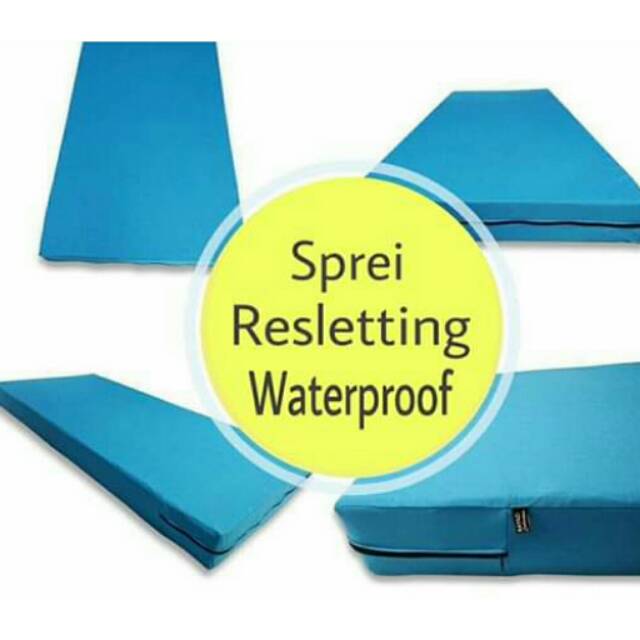 Sprei Resleting Waterproof Polos 160x200x30 Shopee Indonesia