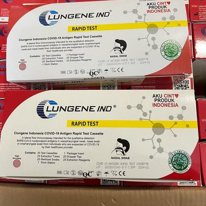 Alat Swab Antigen Merah Putih Original AKD
