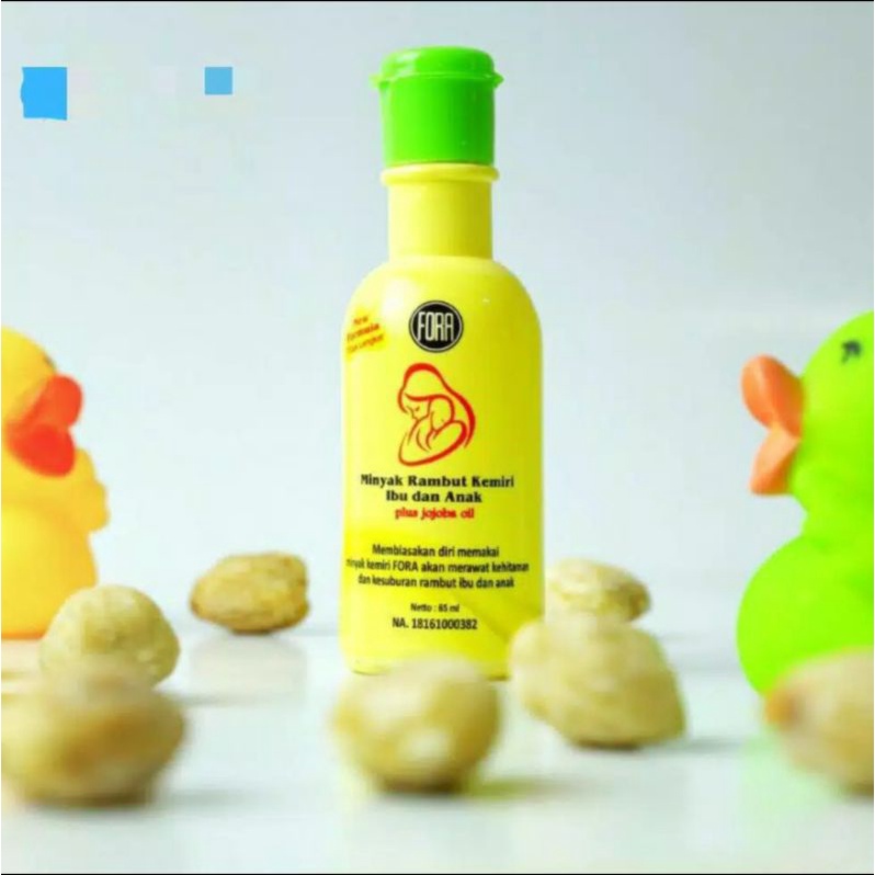 BPOM] FORA MINYAK KEMIRI +JOJOBA OIL NATURE PELEBAT RAMBUT IBU DAN BAYI