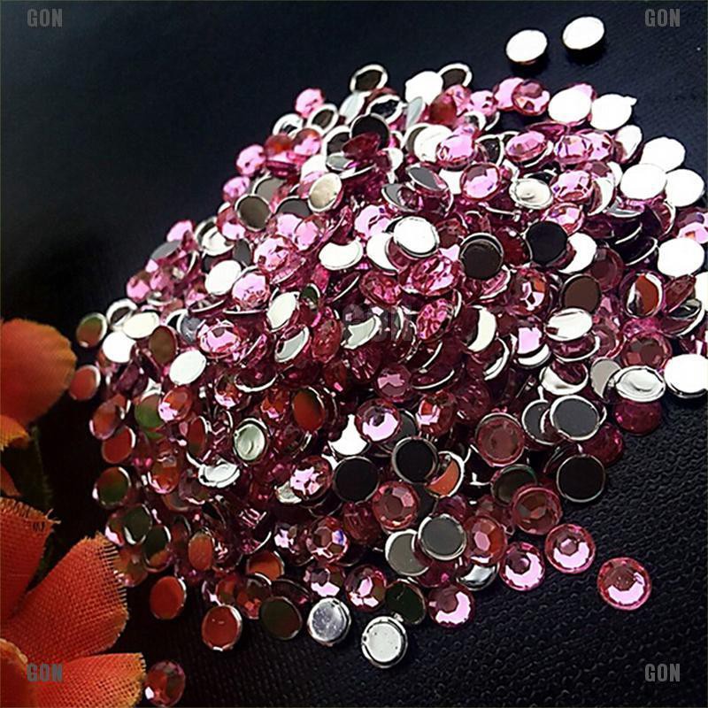 gongjing1 3D Nail Art Tips gems 3 COLORS Crystal Glitter Rhinestone DIY Decoration + Wheel id