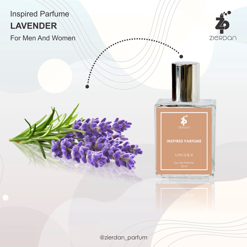 Zierdan Inspired Parfum Lavender Parfume Farfum  Minyak Wangi Tahan Lama Pria &amp; Wanita Unisex