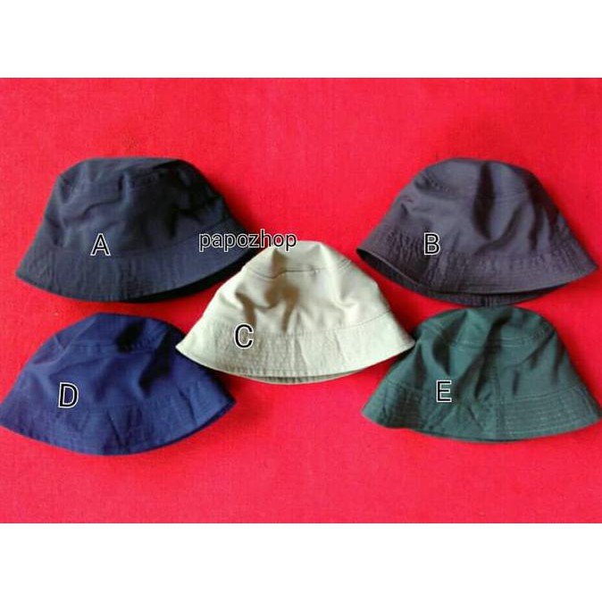 bucket hats in the mall