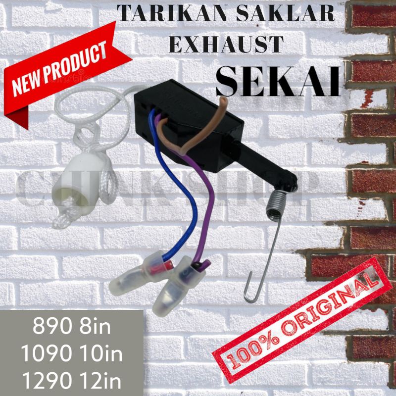 Tarikan Saklar Exhaust Original Tembok Sekai WEF890 WEF 890 1090 1290 Original Sparepart