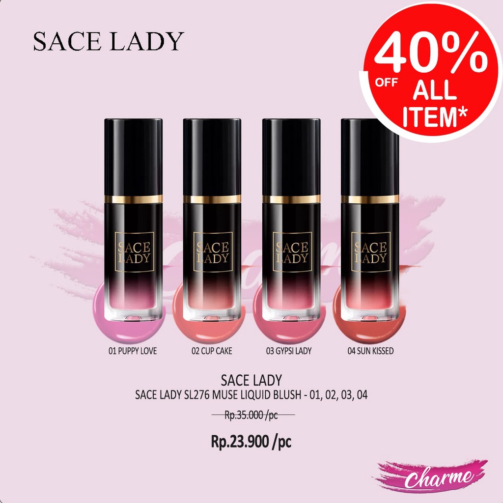 (READY &amp; ORI) Sace Lady Muse Liquid Blush BlushOn Cair SL 276