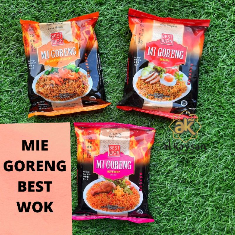 Mie GORENG Best Wok original/blackpapper/Hot and spicy Halal PROMO