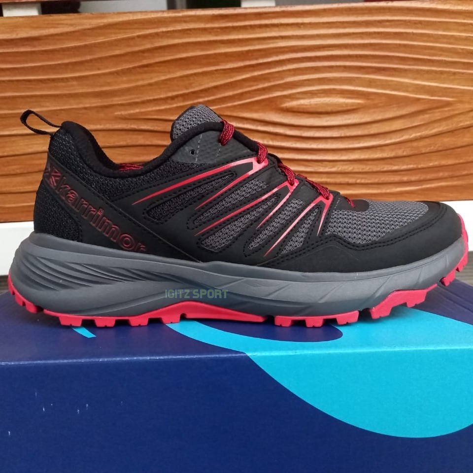 SALE  Sepatu Trail Run KARRIMOR CARACAL TR 10 Black/Grey Original